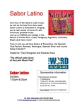 Sabor Latino Promo Sheet